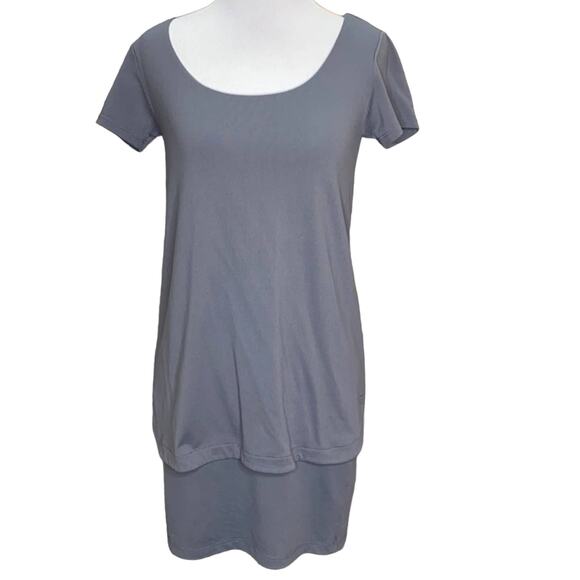 Susana Monaco Nylon Spandex Tired Grey Dress XS - Picture 1 of 6